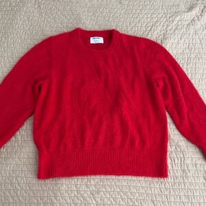 Old Navy Vibrant Red Crew Neck Sweater